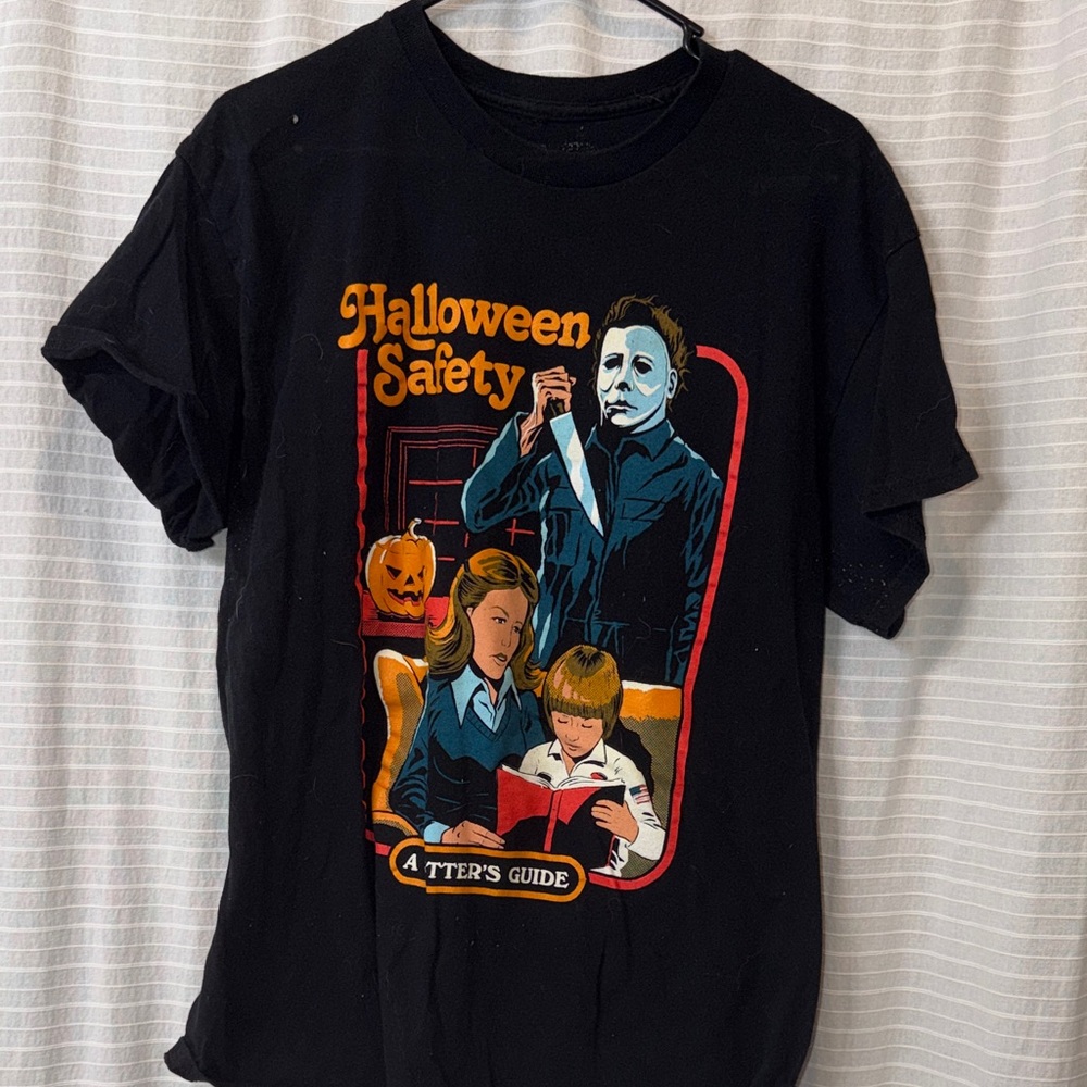 Halloween Safety Costume T-Shirt - Black